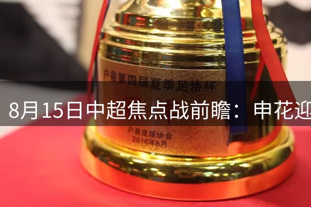 8月15日中超焦点战前瞻：申花迎战河南 京津德比打响